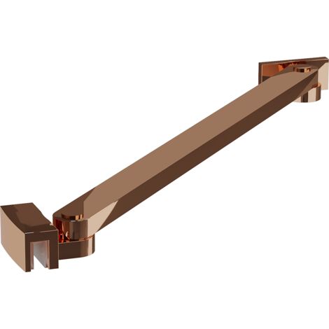 Mexen support incliné pour portes et parois de douche 6-8 mm, or rose - 830-09-60