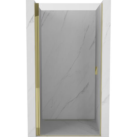 Mexen Mist-B porte de douche pivotante 55 cm, transparente, dorée - 8A2-055-000-50-00 (1/3)