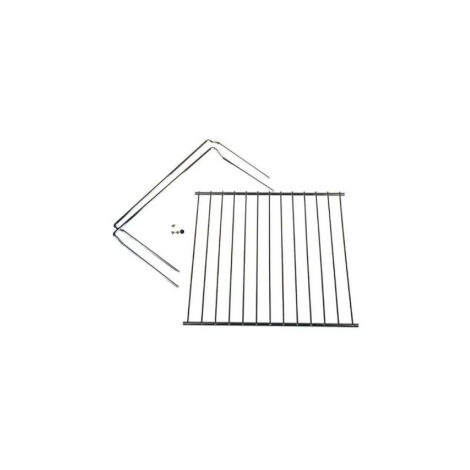 Griglia Universale Per Forno Invero – 285x275 Mm, In Acciaio Con Rivestimento Antiaderente E Manico Rimovibile