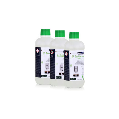 3x Delonghi EcoDecalk Decalcificante Liquido (500ml) DLSC500