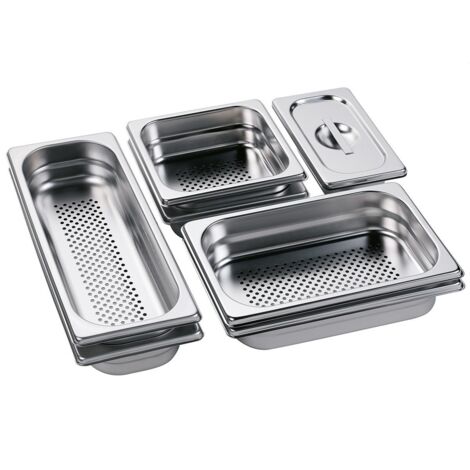 Kit de 8 fuentes de horno de acero inoxidable para horno AEG 9029794741