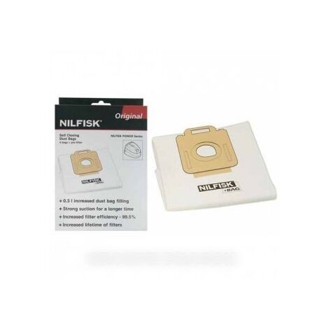 Bolsa De Polvo Para Aspiradora Compatible Con Nilfisk Vp100 | Cuotas