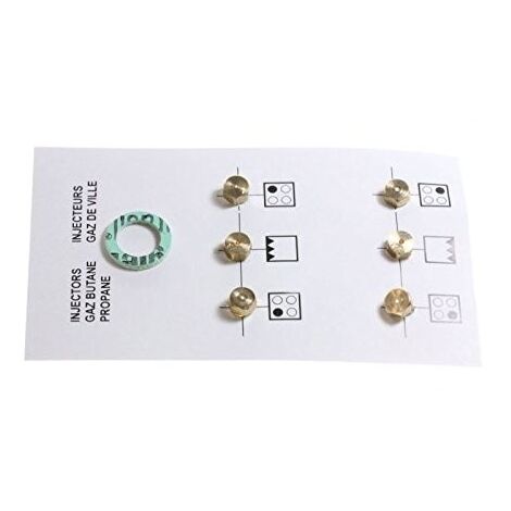 Juego de inyectores de gas butano g30-30mbar para cocina BEKO 4431910057