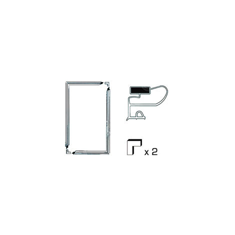 Junta de puerta universal 1300X700mm para frigorífico, congelador - 0015978 TODAS LAS MARCAS