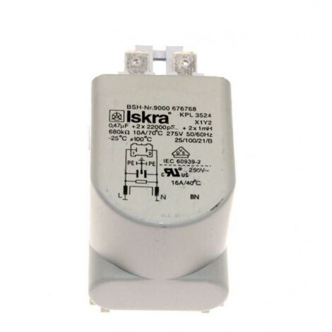 Condensador antiinterferencias para lavadora BOSCH 00623842