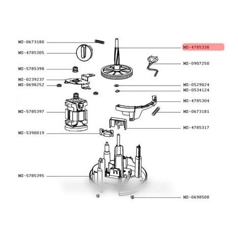Rueda de piñón para robot multifunción MOULINEX MS-4785338