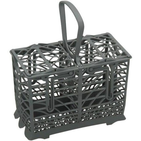Cesta para cubiertos (2 compartimentos con asa) para lavavajillas Smeg, Whirlpool, Bauknecht, Essentiel B - 691410477