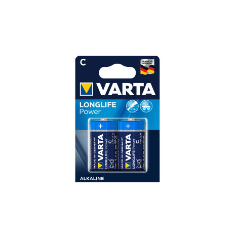 Varta Pilas alcalinas de alta energía LR14 Baby MN1400 4914 4014 (3014: pilas de larga duración, paquete de 6