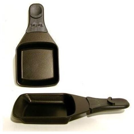 Tefal Cazoletas para Raclette Cuadradas Antiadherentes Negras
