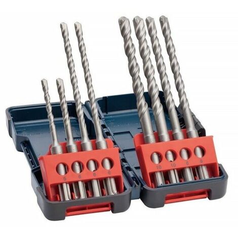 Caja de 8 brocas para hormigón SDS Plus-3 (Diámetro: D 5-6-8-10mm) BOSCH