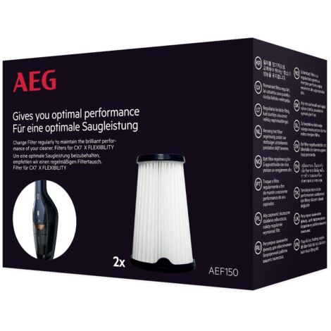 Juego de 2 filtros lavables AEF150 para aspirador AEG 9001683755 (1/2)