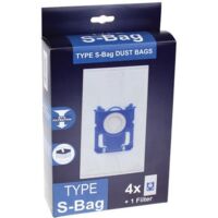 GDE - 4 Bolsas con 1 Filtro para Aspiradora Tipo S-BAG FC802103