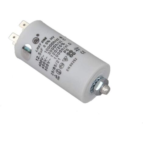 GDE - 12,5mf Kondensator für Waschmaschine 0000364