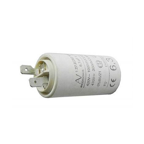 Kondensator 6,3 MF 470 V für Sauter 72x8290 Motorhaube
