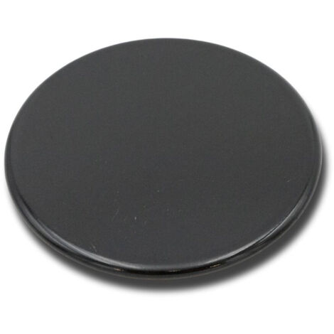 Ersatzteil - Brennerdeckel/ Flammenverteiler (schwarz) Durchm.100 mm - - INDESIT, ARISTON HOTPOINT, SCHOLTES, WHIRLPOOL, IKEA, IGNIS, LADEN, PROLINE, 2I MARCHI