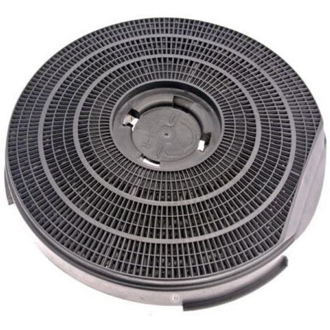 Ersatzteil - Kohlefilter rund, Typ 34 255 mm 290 g (Stück) -  - INDESIT, WHIRLPOOL, ROSIERES, SCHOLTES, ARISTON HOTPOINT, IGNIS, BAUKNECHT, NEUTRAL, FIRENZI, ARTHUR MARTIN ELECTROLUX, INTEGRA, SPRING 