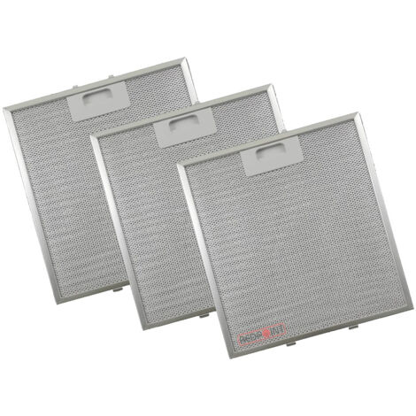 Ersatzteil - Original-Metallfilter (für Fett) 3er-Set 267 x 305 mm - -