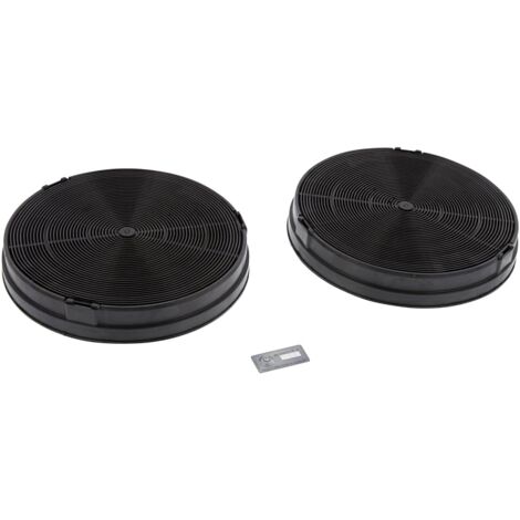 2 MCEF02 -Kohlefilter (19,4 x 3 cm) für AEG Hood - Electrolux - Zanussi