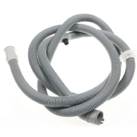 Waschmaschine Abflussschlauch 2m | Adapter-Kit Mit Klemme | Für Klimaanlagen, Geschirrspüler Weiß