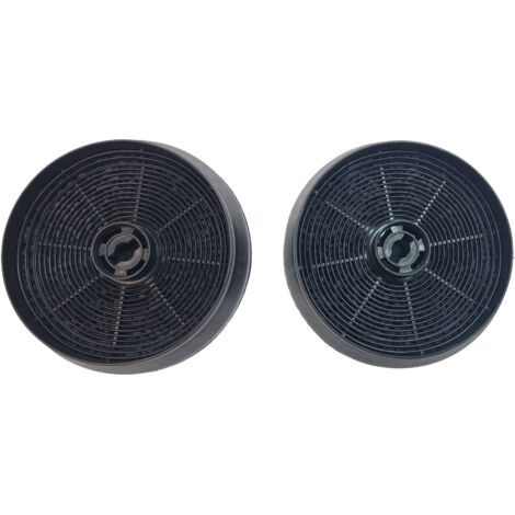 Ersatzteil - Set 2 Kohlefiltern ACM14 145 x 30 mm -  - CANDY, ARISTON HOTPOINT, SOGELUX, AIRLUX, ROSIERES, BEKO, ELITAIR, GLEMGAS, AYA, INDESIT, PROLINE, LEISURE, SAMSUNG, VALBERG, COBAL, FAR, LA GERM