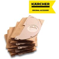 Set von 5 Papiertüten für Karcher Wasser und Staubstaubsauger