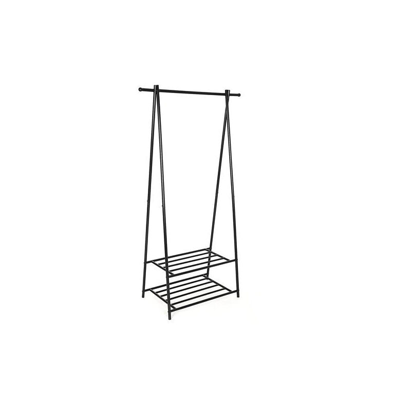 Arti e Mestieri Thonet grande appendiabiti nero e grigio in metallo