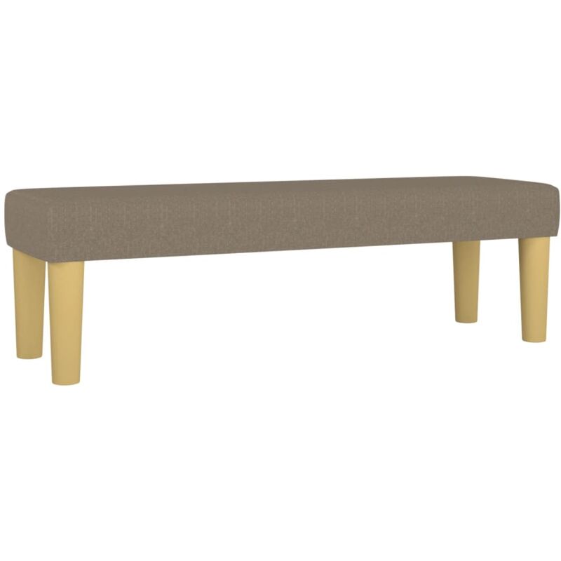Panca Swindon, Tessuto, Metallo, Bianco, 100x36x42,5 cm