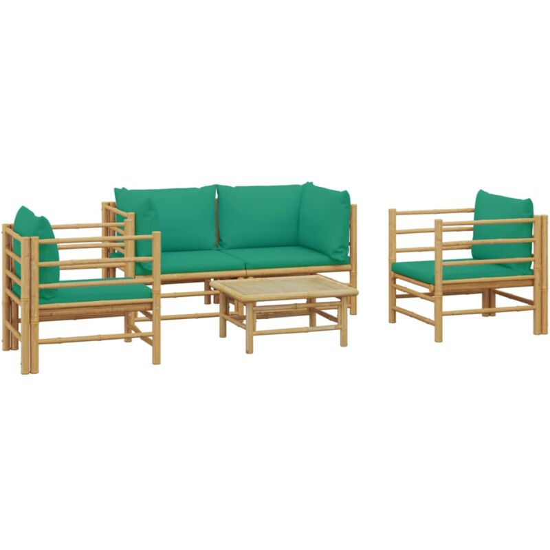 Salotto da Esterno Divano Angolare Mobili da Giardino Set da Giardino 6 pz con Cuscini in Polyrattan Marrone Per portici, cortili, terrazzi, balconi, bordo piscina