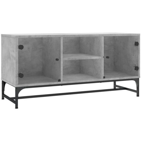 Mobile TV HEALANCY Moderno - 3 Ante, Credenza Soggiorno, 161x42x38cm, Con Mensole - Foto 11