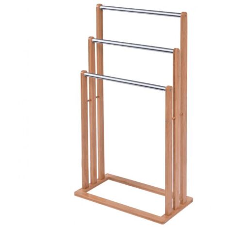 piantana freestanding porta asciugamani da bagno e dispencer porta sapone liquido