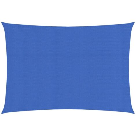 Vela ombreggiante/ombrellone 160 g/m² HDPE 2,5 x 4 m blu 020009049 (1/5)