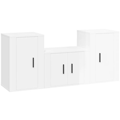 Cassettiera Impilabile Vinteky In PP – 34x25x16,5 Cm, Bianco Con Ante Grigie, Per Ufficio, Soggiorno E Camera