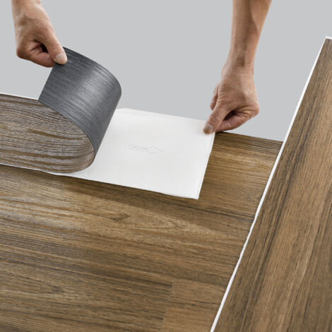 Pavimenti 7 fogli vinilici da incollare PVC color rovere 0975 mq 030007252