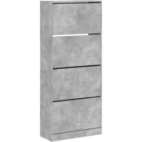 TJROO Scarpiera 59x17x108 Cm Scarpiera Organizer Mobile Ingresso Shoe Organizor Scarpiera Legno Mobile Portaoggetti Scarpiera Da Ingresso Legno Multistrato Rovere