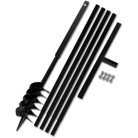 Vanga e trivella manuale 120 mm con punta trapano prolunga attrezzi garage officina fai da te 3402075