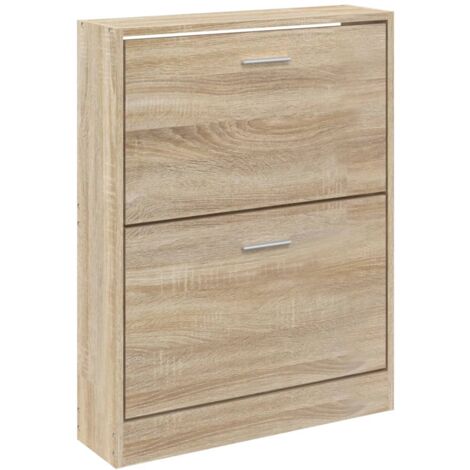 Maison Exclusive - Scarpiera Rovere Marrone 63x24x81 cm in Legno