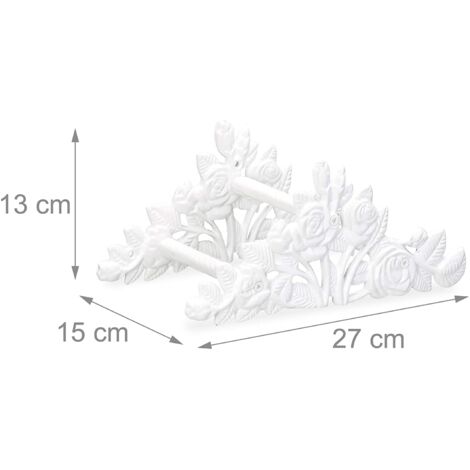 Portagomma Da Giardino JMW Garden – Supporto A Doppia Asta Per Recinzione, Colore Antracite (B-Ware) - Foto 3