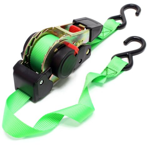 6 Cinghie Di Fissaggio Resistenti Fino A 250 Kg; Larghezza 25 Mm, 1 Pezzo Da 3 M, 4 M, 5 M E 6 M In Nero, Blu, Rosso, Giallo Fluo, Verde Oliva - Foto 11