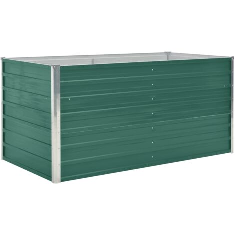 Dutchlander Fioriera Rialzata In Metallo Verde - 100x40x80 Cm, 80L, Ideale Per Orto Da Balcone - Foto 8