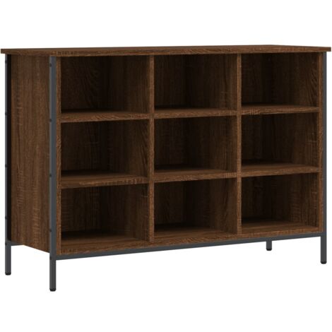 BDW Scarpiera Con Seduta | 85 X 35 X 45 Cm | Rovere Sonoma | Per Corridoio E Ingresso