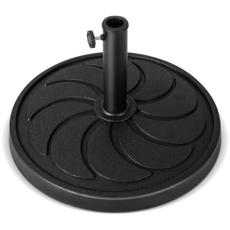 Adattatore Per Ombrellone Da Piscina Bianco, Stabilizzatore Universale Per Pali Da 3,4 E 3,8 Cm, Facile Installazione - 2