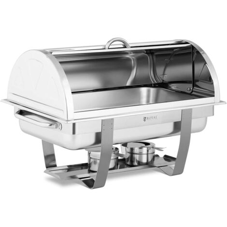 Lacor 69089 - Supporto Per Scaldavivande Luxe In Acciaio Inox - Misura GN 1/1