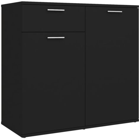 Credenza Buffet Cassettiera Mobile Contenitore Organizer Cucina Soggiorno Lucido 69,5 X 34 X 90 Cm Mdf Bianco 86475167
