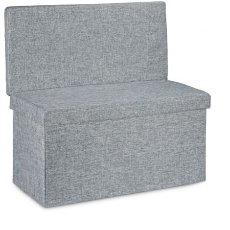 Complemento Arredo Multifunzione Sgabello Ottomano Imbottito In - Foto 2