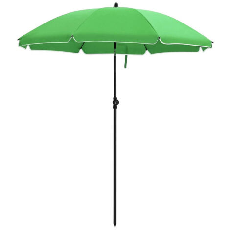 Ombrellone Da Spiaggia SONGMICS 160 Cm - UPF 50+ - Inclinabile E Regolabile - Con Ripiano - Foto 3