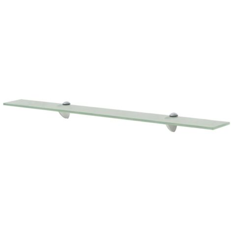 Scaffale pensile mobile di design in vetro 80x20 cm vetro 8 mm 2702164/2 (1/5)