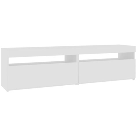 Mobile TV ALINE FURNITURE Bianco – Console Multimediale In Legno Per TV 50-60 Pollici - 2