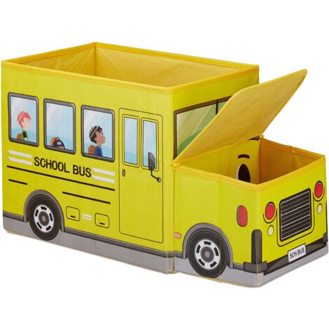 WOLTU Sgabello Pieghevole Sedia a Cubo Pouf Cassapanca Poggiapiedi Panche Contenitore con
