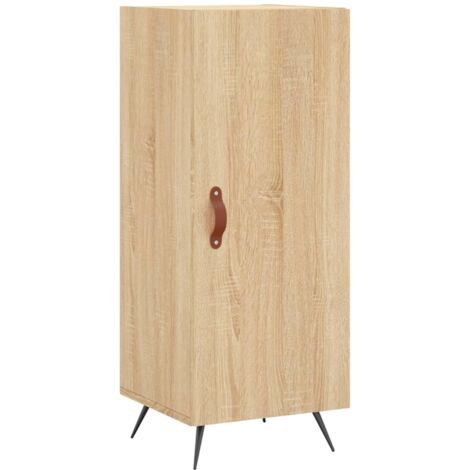 Festnight Credenza Mobiletto Multiuso Mobiletto Cucina Credenza Cucina Credenza Soggiorno Rovere Sonoma 80x40x75 Cm Adatto Per Cucina Soggiorno