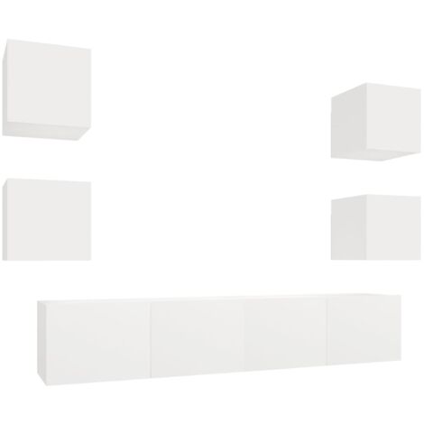 Pensile Galleggiante VidaXL 60x30x60 Cm In Compensato Grigio Cemento – Armadietto Da Parete Con 2 Ante Per Soggiorno E Camera